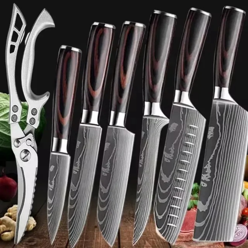 Drawknife Blade - 요리사 일본 주방 칼 7CR17 고